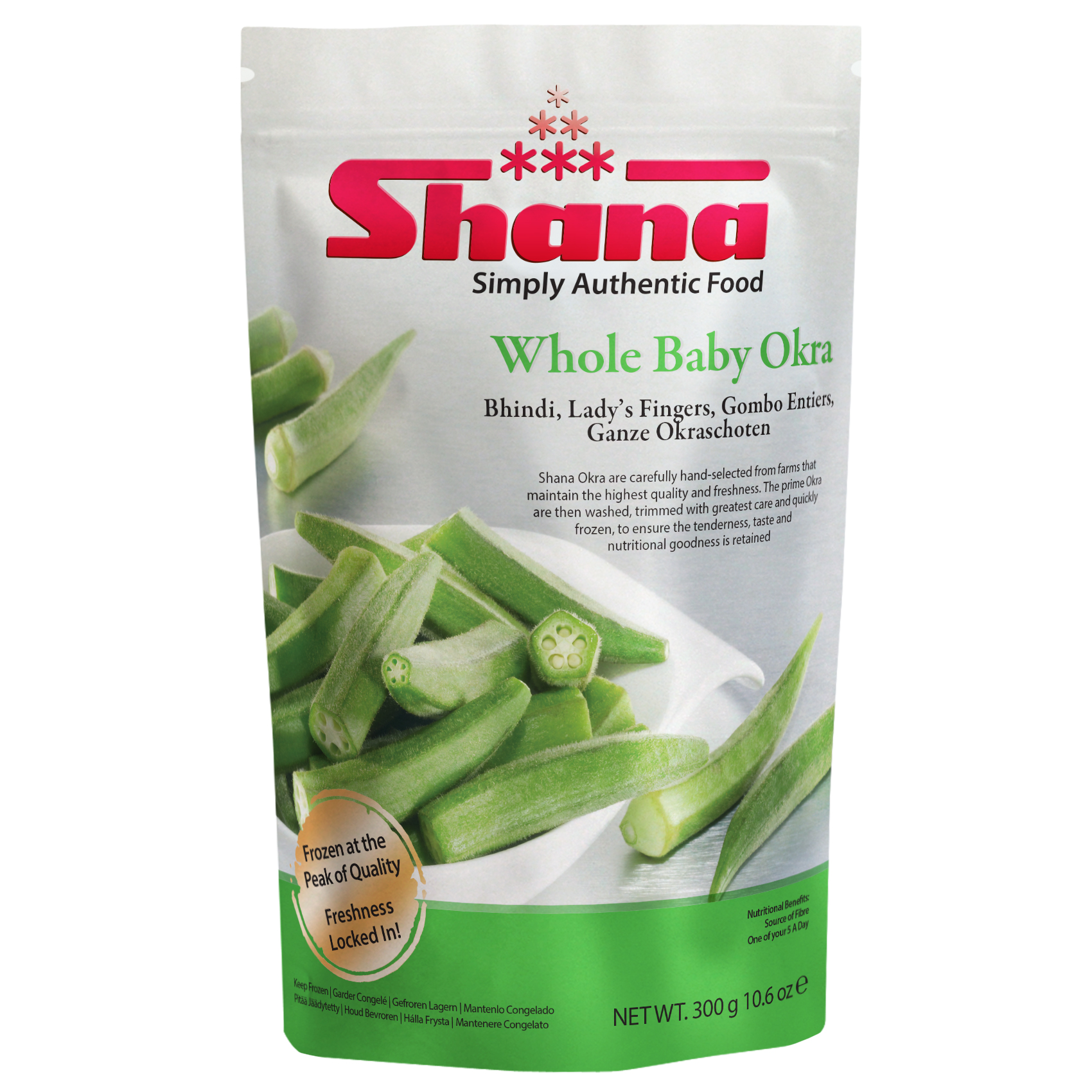 Whole Baby Okra Shana Foods